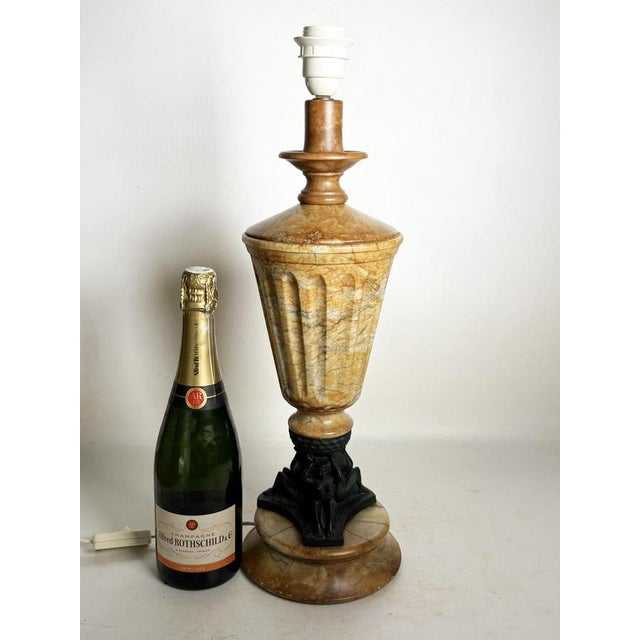 Onyx and Resin Lamp, France, 1980 For Sale - Image 3 of 13