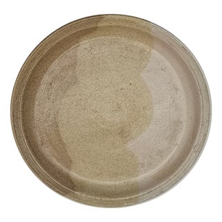 Herb Roth Wild River Studio Stoneware Charger Plate 14" For Sale