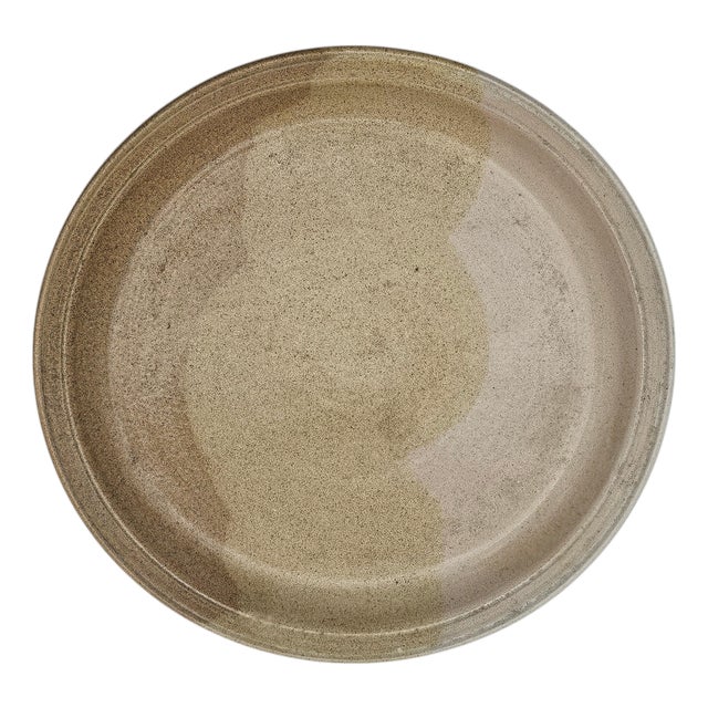 Herb Roth Wild River Studio Stoneware Charger Plate 14" For Sale