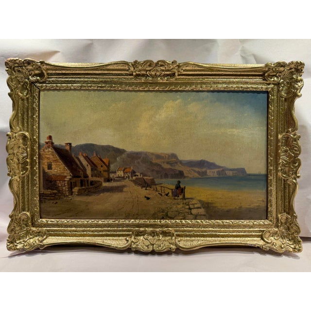 Thomas Pyne, 19th Century English Coastal Landscape Painting For Sale - Image 4 of 11