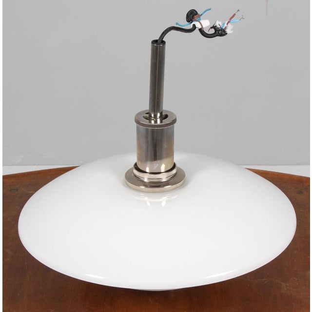 Opal Glass Pendant Light by Poul Henningsen for Louis Poulsen, 2000s For Sale - Image 3 of 9