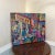 1970s 1970s Vintage Asian Cityscape Painting on Canvas ~ Signed Amy HolzHaver For Sale - Image 5 of 9