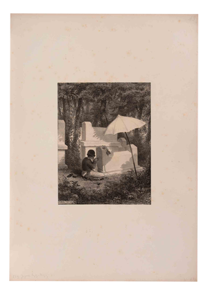 Auguste Raffet, Scene from Crimée, Lithograph, 1840