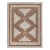 6x9Ft.Brown Cream Grey Jute Taureg Inspired Soumek Jute Hand Woven Rug For Sale