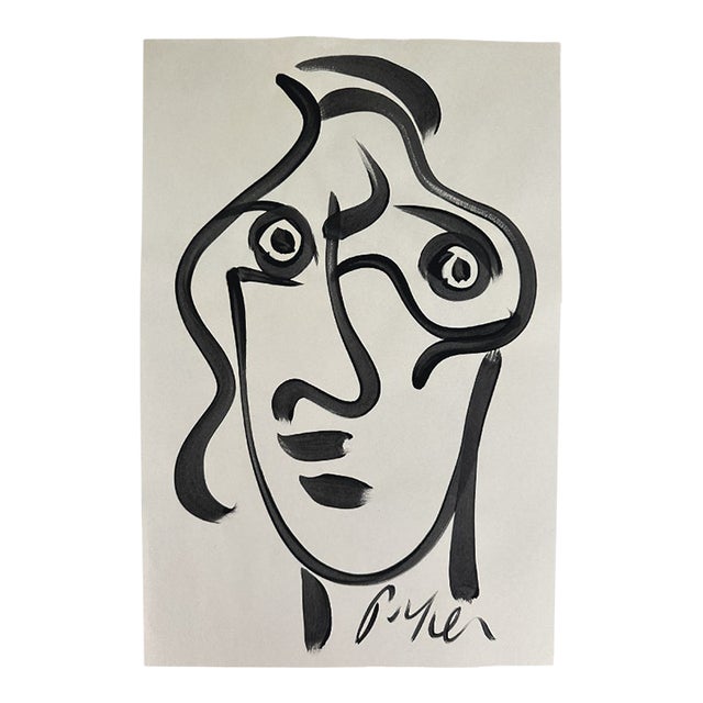 Peter Keil Abstract Face Painting For Sale
