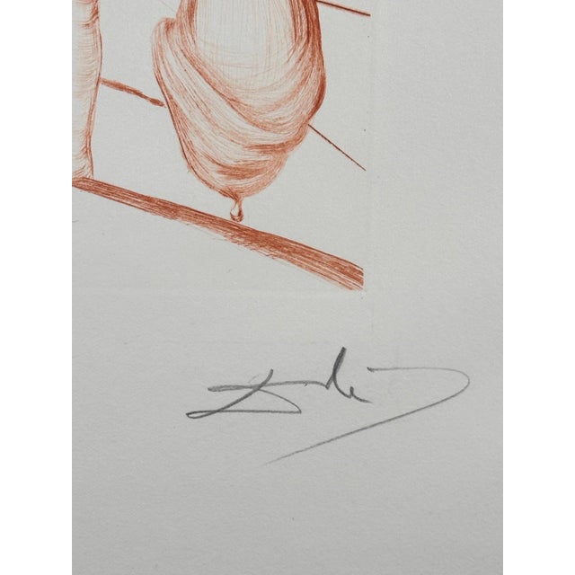 Surrealism Dali Album Soft Telephone Hand Signed Numbered Etching Surreal Rare Art For Sale - Image 3 of 4