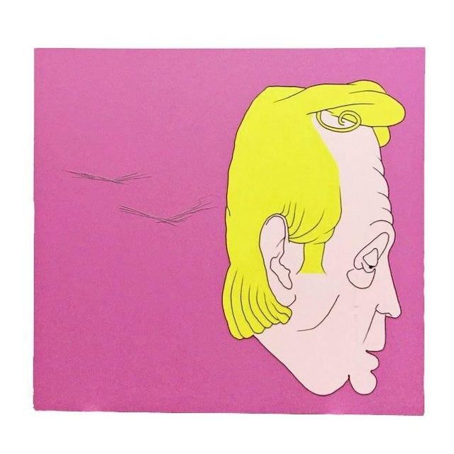 Contemporary Contemporary Acrylic Satire Painting 'The Interview' by John Chilver, Signed 2000 For Sale - Image 3 of 6