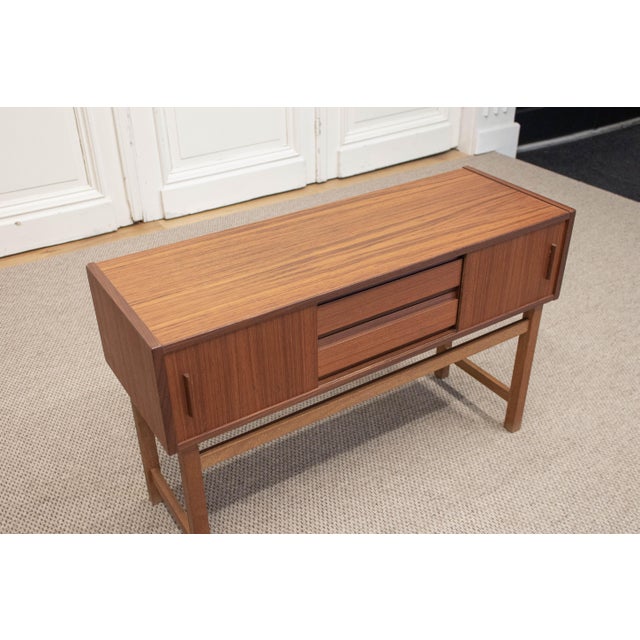 Scandinavian Entrance Cabinet attributed to Bertil Fridhagen, 1950s For Sale - Image 4 of 10