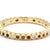 Modern Diamond Enamel Multi-Color Band Ring, 18k Yellow Gold, Ring Size 6.75 For Sale - Image 3 of 6