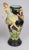 Beginning of 20th century. Faience, painting, handmade. Height 44 cm.