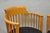 Postmodern Vintage Postmodern Maple Wood Spindle Barrel Back Lounge Arm Chairs - A Pair For Sale - Image 3 of 15