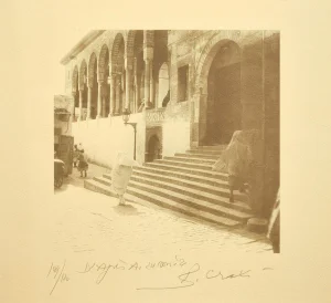 Zitouna Mosque - Tunisiaca - Original Photolithograph by Bettino Craxi - 1996 1996