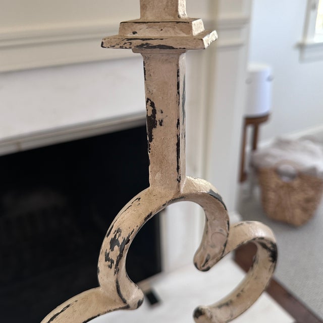 Farmhouse Suzanne Kasler Quatrefoil Floor Lamp For Sale - Image 3 of 6