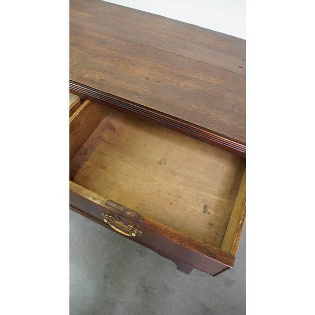 Brown English Chest of Drawers with 5 Drawers For Sale - Image 8 of 14