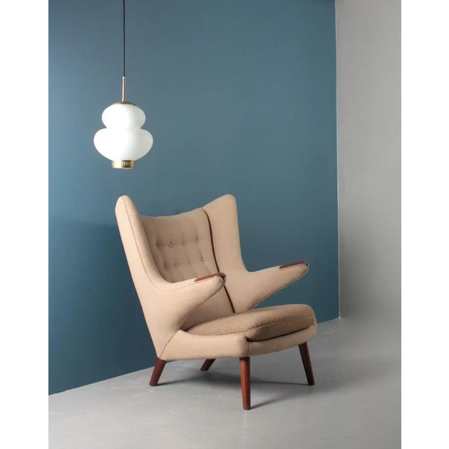 Mid-Century Danish Peanut Pendant Lamp by Bent Karlby for Lyfa, 1960s For Sale - Image 6 of 7