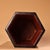 Late 20th Century Vintage Hand-Painted Gilt Black Lacquer Hexagonal Brush Pot With Dragon Motif For Sale - Image 5 of 9