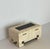Cream 1980s Art Deco Revival Tessellated Stone & Greek Key Feet Box For Sale - Image 8 of 9