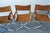 1970s 1970s Set of 4 Alessandro Albrizzi Chrome & Cognac Suede Director Chairs For Sale - Image 5 of 17