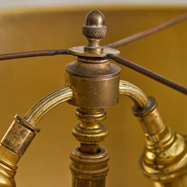 1940s French Art Deco Bird Motif Inlaid Wood Table Lamp For Sale - Image 11 of 11