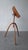 Brown Sculpted Walnut Studio Craft Music Stand, Signed For Sale - Image 8 of 14