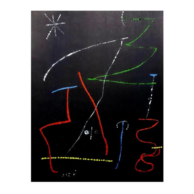 Early 21st Century Joan Miro (After) - Pochoir Pour 'XX Siecle'- Abstract Stencil 1958 For Sale - Image 5 of 6