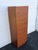 Brown Mid Century Danish Modern Tall Narrow Lingerie Jewelry Chest 6628 For Sale - Image 8 of 15