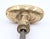 Pair of Reclaimed Cast Brass Oval Entry Door Knobs For Sale - Image 6 of 6