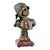 Metal Emmanuel Villanis, Art Nouveau Saida Bust, 1890, Bronze on Marble Base For Sale - Image 7 of 11