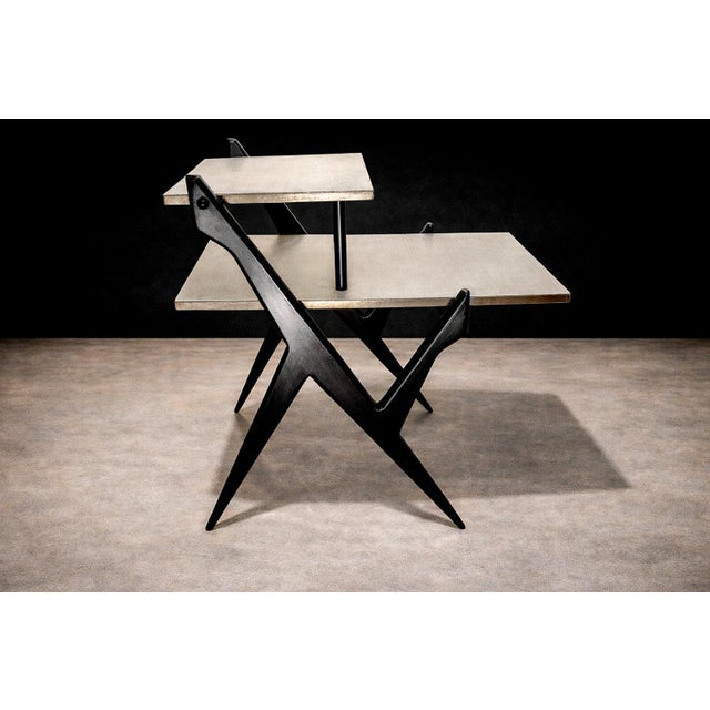 Wood Side Table in Pau Marfim Hardwood & Formica, Unknown, 1950s For Sale - Image 7 of 7