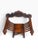 Brown Pair of Vintage Renaissance Revival Savonarola Chairs With Carved Lion Heads For Sale - Image 8 of 14