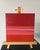 Contemporary Orange & Red Abstract Acrylic Painting For Sale - Image 3 of 3
