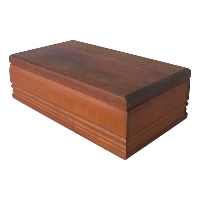 Wood Jewelry Box, Late-20th Century For Sale