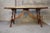 1930s Refectory-Style Table in Light Walnut, Early 1900s For Sale - Image 5 of 8