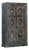 Armoire Constructed From Antique Indian Painted Teakwood Doors, Its Facade and Reclaimed Elements For Sale