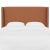 Traditional Jordan Full Wingback Headboard in Zuma Terracotta For Sale - Image 3 of 5