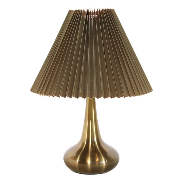 Vintage Brass Orient Table Lamps by Jo Hammerborg, 1960s, Set of 2 For Sale