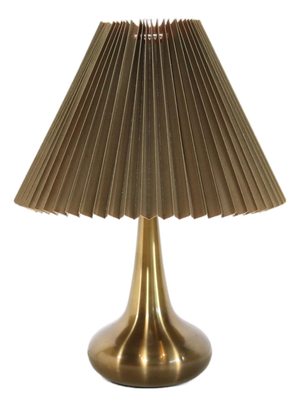 Vintage Brass Orient Table Lamps by Jo Hammerborg, 1960s, Set of 2