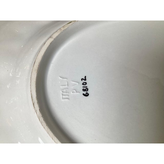 1960's Italian Hand Painted Lobster Soup Tureen with Underplate For Sale - Image 10 of 12