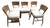 Palecek Lance Side Chairs- Set of 5 For Sale