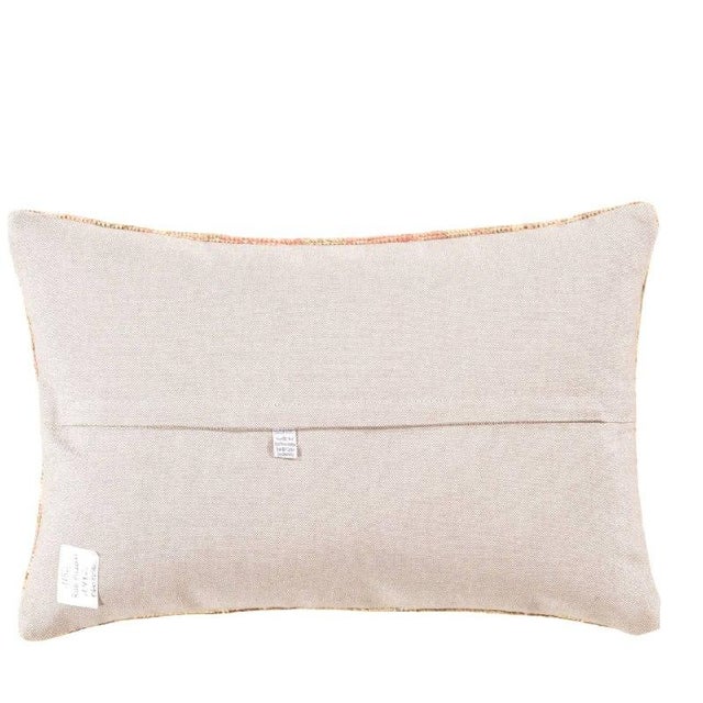 Vintage hand woven Turkish pillow. This is 100% wool. Back 100% cotton. Beautiful colors and well made. This pillow...