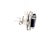 14ct White Gold Sapphire & Diamond Stud Earrings 7.56ct 4.66g, A Pair For Sale - Image 4 of 7