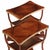 A Pair of Regency Style Rosewood, Leather and Bronze Mounted Three-Tier End Tables, C. 1900. Argentina. For Sale In Philadelphia - Image 6 of 7