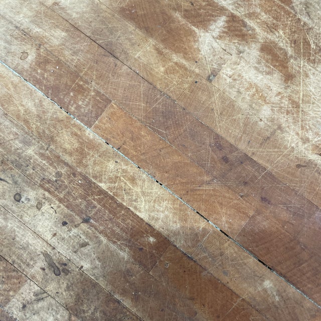 Antique Pedestal Base Butcher Block For Sale - Image 6 of 12