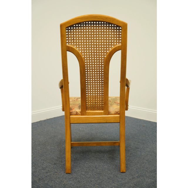 Wood Thomasville Entourage Collection Contemporary Modern Dining Arm Chair 16621-861-862 For Sale - Image 7 of 12