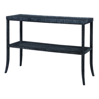 Thomas O'Brien for Century Furniture Emile Shelf Table - Black Cerused For Sale