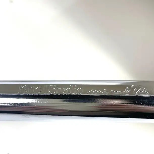 Mies Van Der Rohe for Knoll Modernist Brno Chair in Knoll Cato Upholstery For Sale - Image 10 of 12