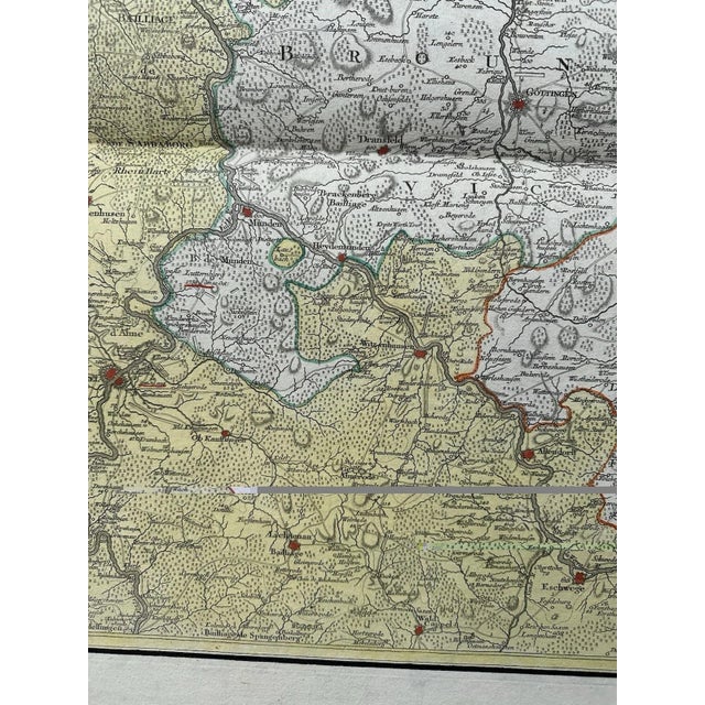 Lotter Tobias Conrad, Augsburg Hesse-Cassel the Neighboring Countries, 1761, Oil on Canvas For Sale - Image 10 of 13