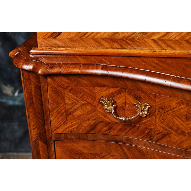 Wood 18th Century, Veneered and Inlaid Secretary For Sale - Image 7 of 12