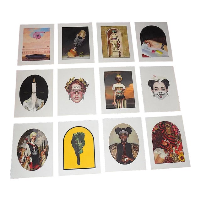 Vintage Gucci Ignase Monreal Lithographs - Set of 12 For Sale