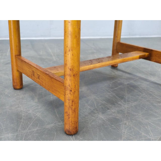 Brown Stool by Alan Fuchs for Uluv, Czechoslovakia, 1960s For Sale - Image 8 of 10